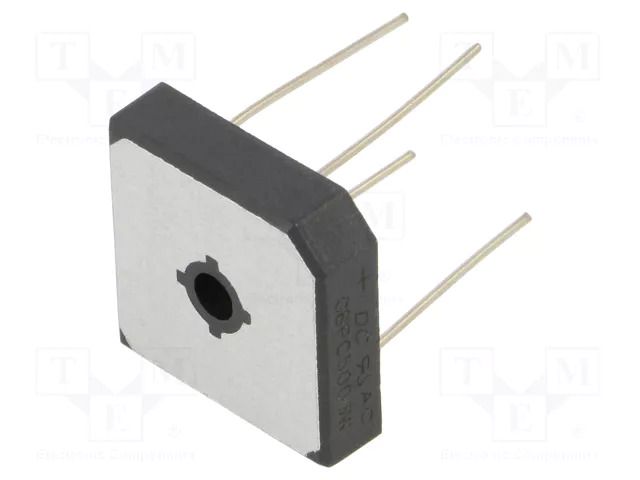 Bridge rectifier: single-phase; Urmax: 600V; If: 50A; Ifsm: 450A DC COMPONENTS GBPC5006W-DC