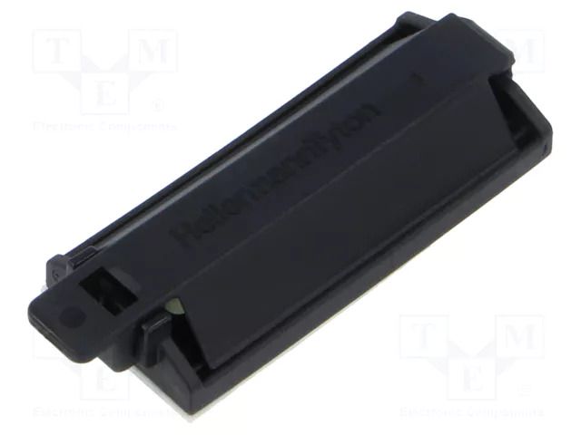 Self-adhesive cable holder; polyamide; black HELLERMANNTYTON FKH50A-PA66HIR-BK