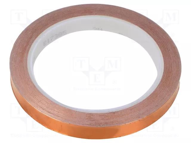Tape: electrically conductive; W: 9mm; L: 16.5m; Thk: 0.066mm; UL510 3M 3M-1181-9