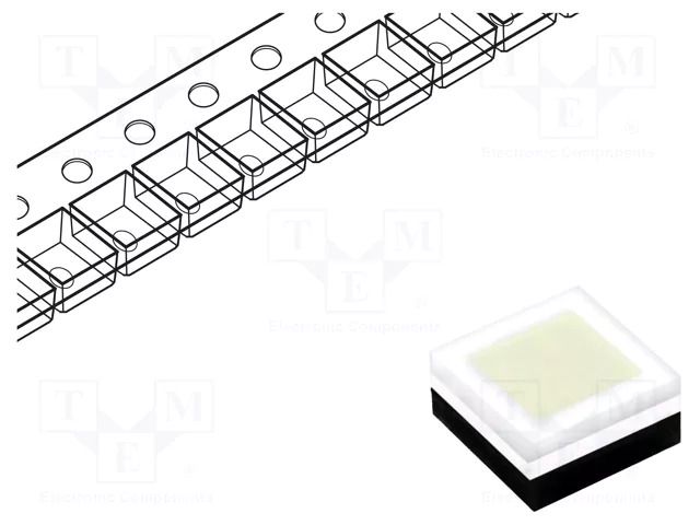 Power LED; blue; EMITER; 130°; 350mA; λd: 465÷485nm; 23.5÷33lm; 4W ProLight Opto PQ2A-4FBE-WFC