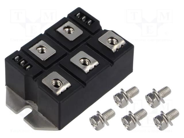 Bridge rectifier: full-controlled; Urmax: 1.2kV; If: 110A; PWS-E SIRECTIFIER S3PFB110G12B-SIR