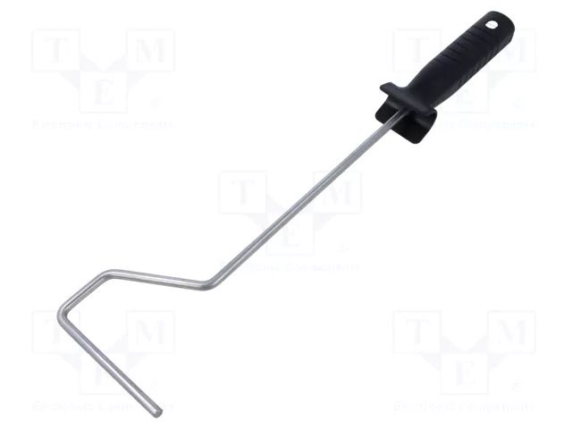 Paint roller handle; W: 100mm; Ø: 6mm SOLID TOOLS SOLID-5302