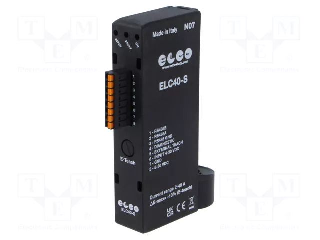 Current monitoring module; 40A; 113.6x21.5x47.8mm; 8÷30VDC ELCO SRL ELC40-S