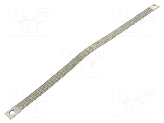 Braids; earthing tape; 16mm2; Ø1: 9mm; Ø2: 9mm; 120A; L: 0.4m BM GROUP BM61142