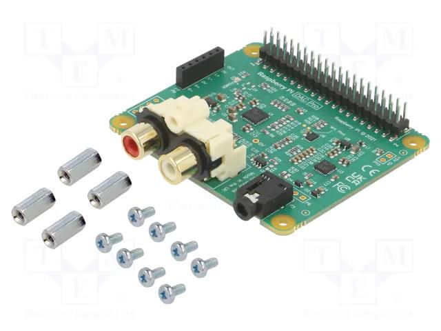 Accessories: expansion board; Comp: PCM5242; 58x65mm; 0÷50°C RASPBERRY PI SC0929