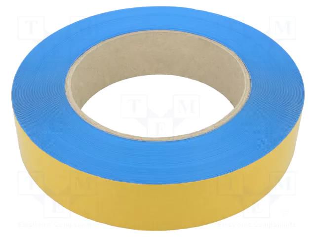 Tape: marking; light-blue; L: 50m; W: 50mm; self-adhesive; PVC FATH FA-0203T05056