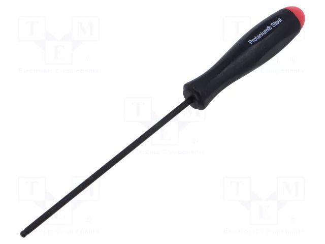 Screwdriver: standard; hex key,spherical; HEX 2mm BONDHUS BONDHUS-10652