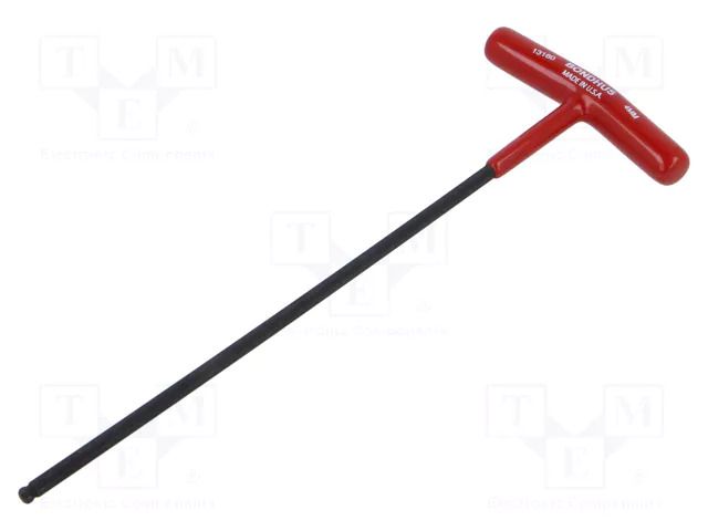 Wrench: hex key; spherical; HEX 4mm; Overall len: 220mm BONDHUS BONDHUS-13160
