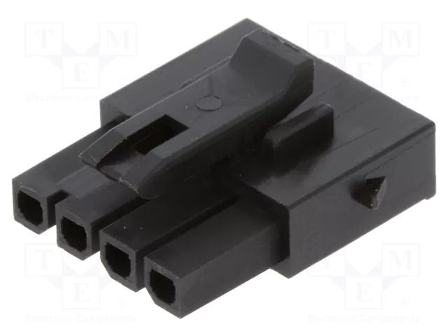 Connector: wire-wire/PCB; plug; female; PIN: 4; Micro-Fit Plus MOLEX MX-215759-1004