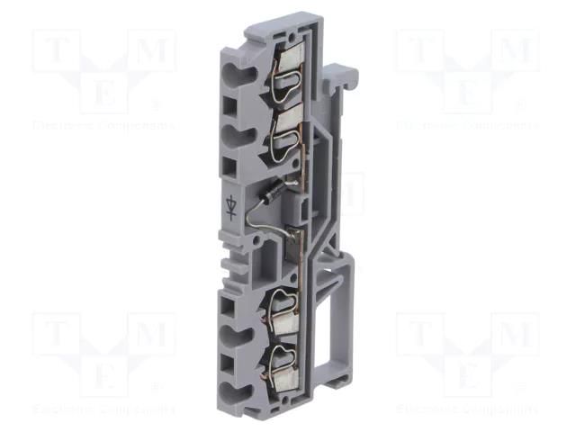 Rail mounted connector WS2.5-QU-LD-01P-11 DEGSON ELECTRONICS WS2.5-QU-LD-01P-11