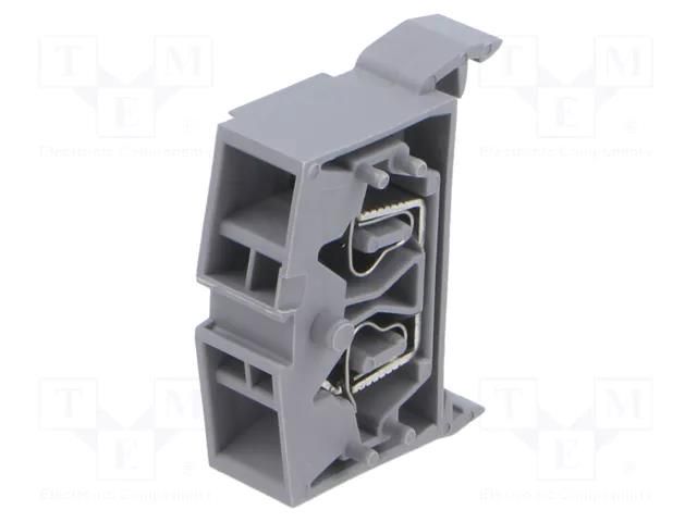 Rail mounted connector WS2.5T-DIN35-01P11 DEGSON ELECTRONICS WS2.5T-DIN35-01P11