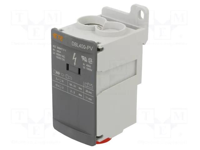 Splice terminal: distribution block; DBL; -55÷110°C; UL94V-0 TE Connectivity 1SNL340011R0000