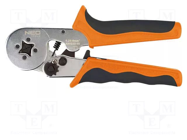 Tool: for crimping; insulated solder sleeves; 0.25÷6mm2 NEO TOOLS NEO-01-507