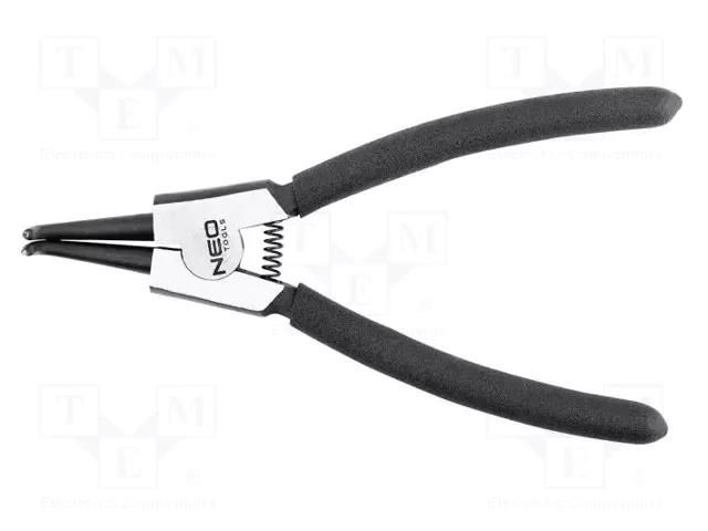 Pliers; for circlip; external; 10÷25mm; Pliers len: 145mm; angular NEO TOOLS NEO-01-091