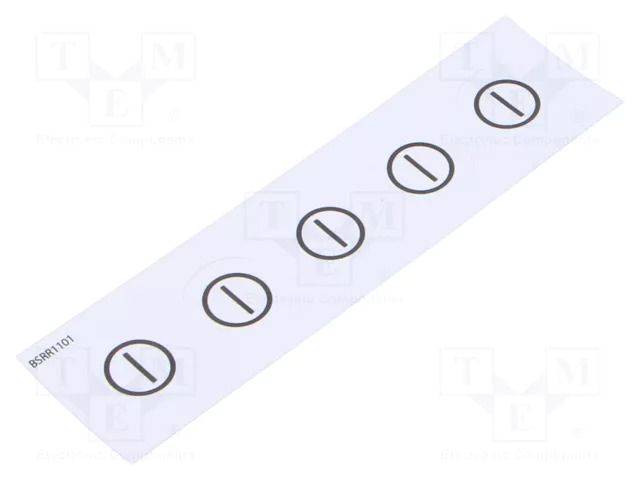 Description label; Ø18mm SCHLEGEL BSRR1101