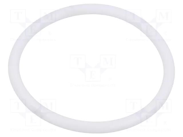 O-ring gasket; silicone; Thk: 5mm; Øint: 65mm; white; -60÷160°C ORING USZCZELNIENIA TECHNICZNE O-65X5-SI-WH