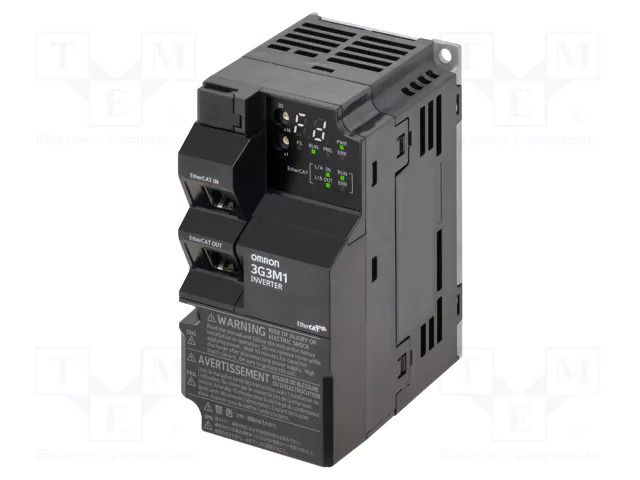 Automation module: vector inverter; 0.4/0.75kW; 3x230VAC; 3G3M1 OMRON 3G3M1-A2004-ECT
