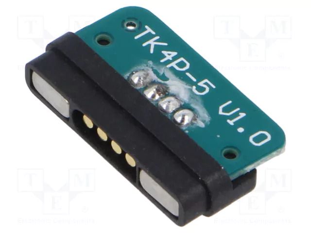 Connector 4 Contact Pogo, Male EDAC 686K0412P50125E