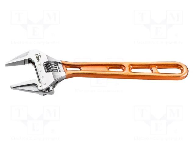 Wrench; adjustable; 205mm; Max jaw capacity: 32mm; anti-slip grip NEO TOOLS NEO-03-024