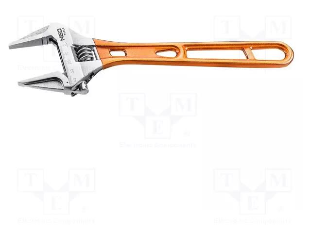 Wrench; adjustable; 256mm; Max jaw capacity: 43mm; anti-slip grip NEO TOOLS NEO-03-025