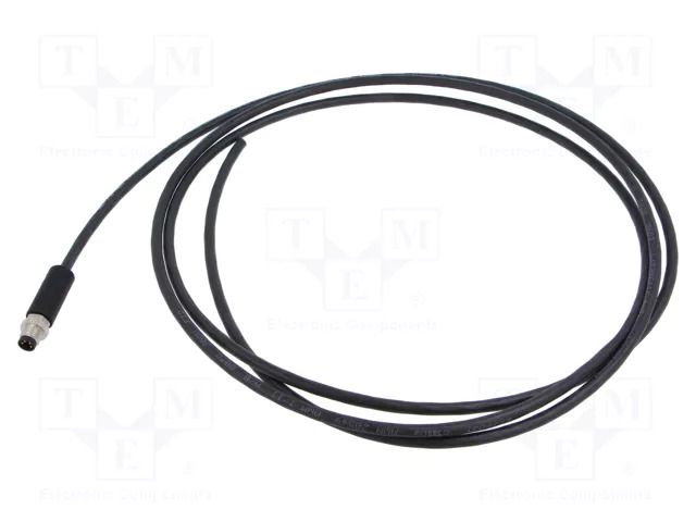 Cable: for sensors/automation; M8; PIN: 4; shielded,straight; 2m BINDER 773505000050704-02
