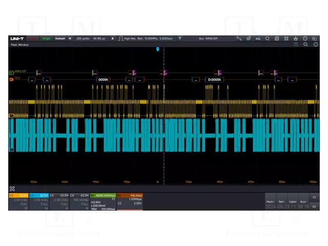 Test acces: expansion option; for oscilloscopes UNI-T MSO7000X-AERO