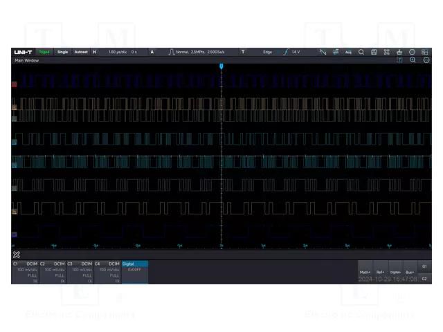 Test acces: expansion option; for oscilloscopes UNI-T MSO7000X-LA