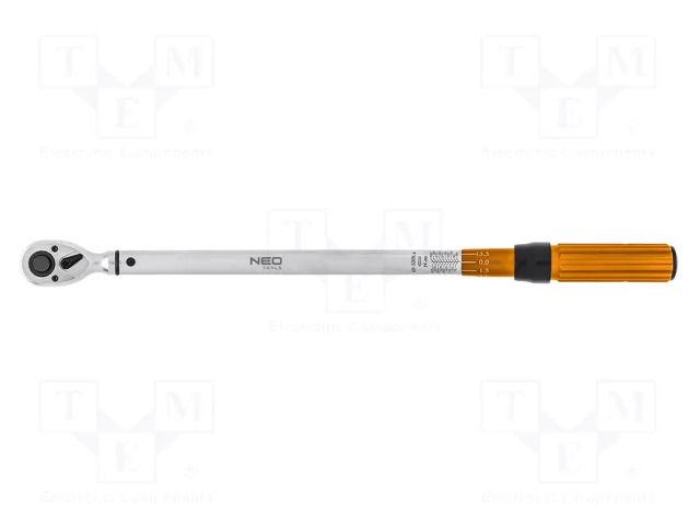 Wrench; torque; 570mm; 60÷330Nm; Holder: square; 1/2" NEO TOOLS NEO-08-837