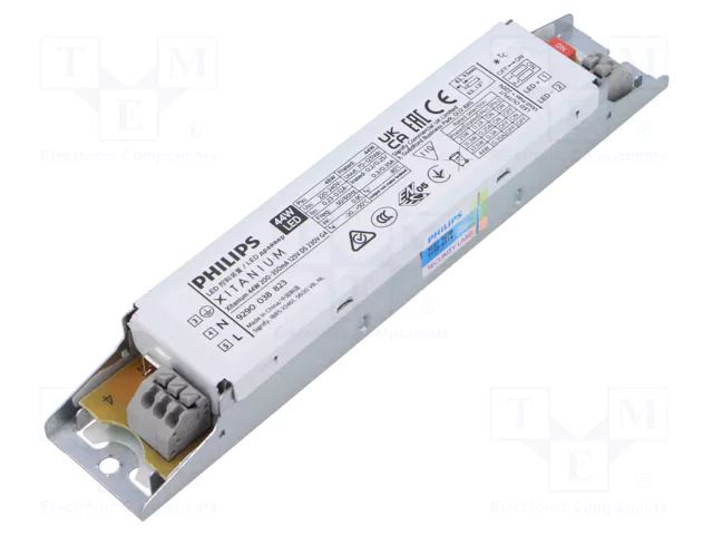 Power supply: switching; LED; 44W; 70÷125VDC; 200÷350mA; IP20; 92% PHILIPS 929003882380