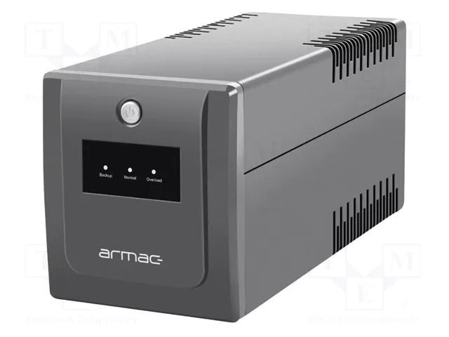 Power supply: UPS; 650W; 1000VA; 195÷255V; 345x146x162mm; 7Ah; 6h ARMAC H/1000E/LED