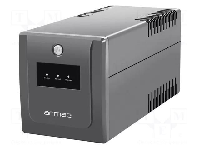 Power supply: UPS; 950W; 1500VA; 195÷255V; 345x146x162mm; 9Ah; 6h ARMAC H/1500E/LED