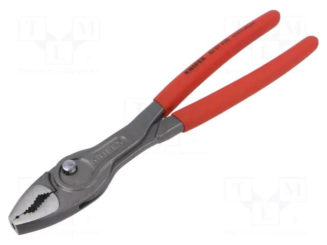 Pliers; handles with plastic grips; Pliers len: 250mm; TwinGrip KNIPEX KNP.8201250