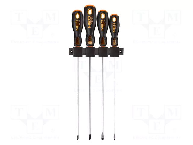 Kit: screwdrivers; Phillips,slot; 250mm; PH1,PH2,SL 4,SL 5.5 NEO TOOLS NEO-04-214