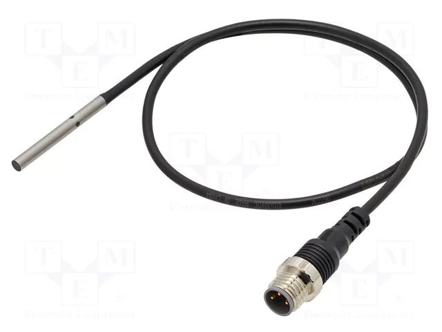Sensor: inductive; OUT: PNP / NO; 0÷0.8mm; 10÷30VDC; Ø3; 0.3m; IP67 OMRON E2EC03SR8CJB103M