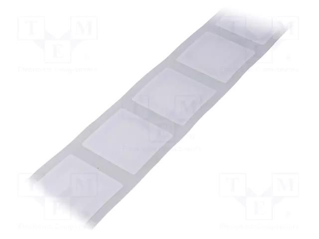 RFID sticker; 13.56MHz; ISO: ISO 14443A; 180BROM; 45x45mm SYSTEM 7 SECURITY S4362B-WE45X45