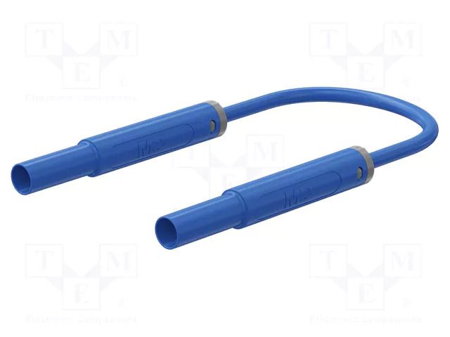 Test lead; 32A; banana plug 4mm,both sides; insulated; Len: 2m STÄUBLI SAK-4N-S25-20023