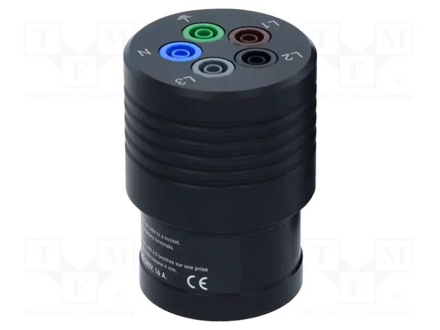 Test acces: three-phase adapter; industrial sockets; Ø64x90mm GOSSEN METRAWATT GM-Z611O