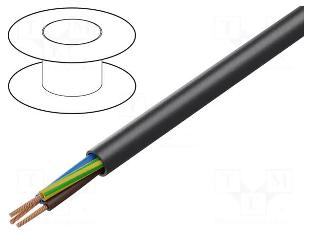Wire; ÖLFLEX® HEAT 105 MC; 2x0.75mm2; stranded; Cu; PVC; black LAPP HEAT105MC-2X0.75