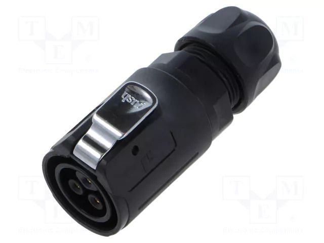 Connector: circular; plug; female; 02; 10A; 400V; PIN: 3; IP67; 7÷9mm LUTRONIC 2440-03-T09-CB-T