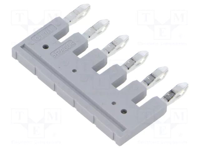 Comb bridge; PIN: 6; red DEGSON ELECTRONICS DFB6-6.2-11