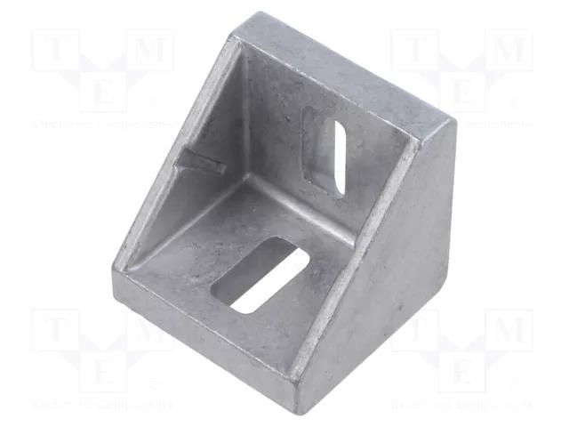 Angle bracket; for profiles; Width of the groove: 10mm; W: 42mm FATH FA-093W421N10