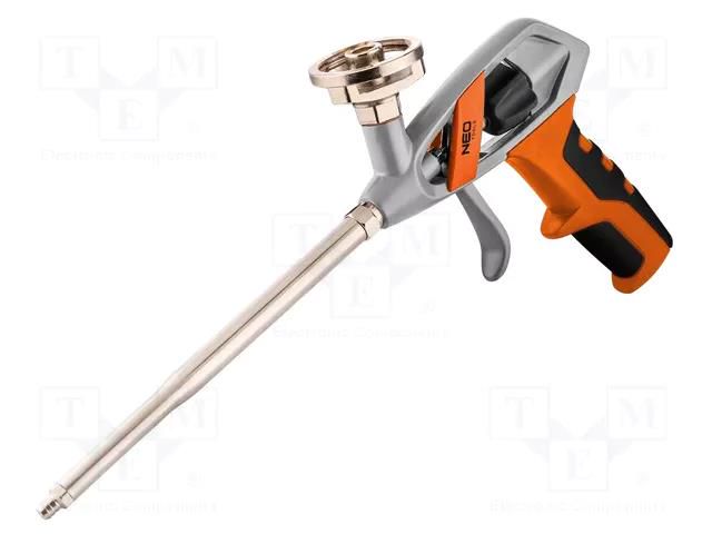 Foam mounting gun; aluminium; Handle material: TPR NEO TOOLS NEO-61-013