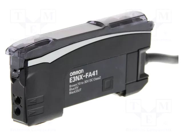 Sensor: optical fiber amplifier; Connection: cables; 2m OMRON E3NX-FAH11-2M