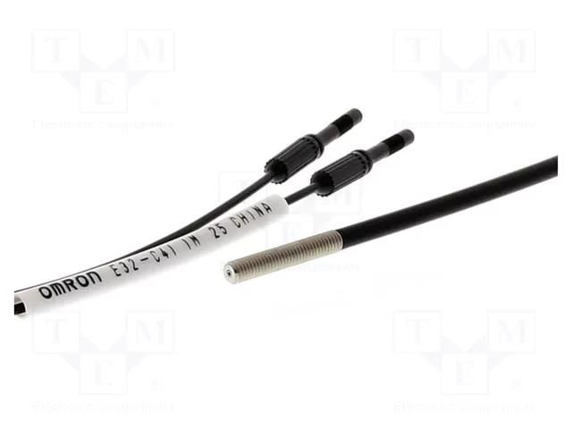 Sensor: fiber-optic; Oper.mode: diffuse-reflective; 1m; -40÷70°C OMRON E32-C41-1M