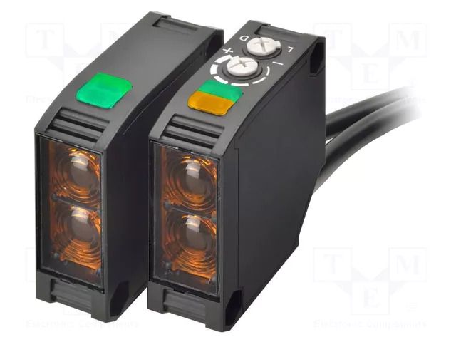Sensor: photoelectric; PNP; DARK-ON,LIGHT-ON; IP rating: IP64 OMRON E3JK-TP14-2M