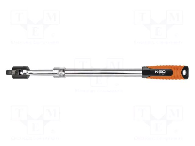 Handle for the key; 1/2"; telescopic,with joint; 470÷620mm NEO TOOLS NEO-08-553