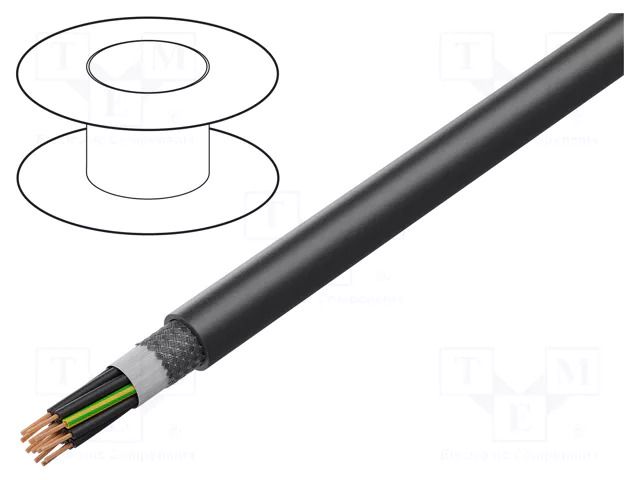 Wire: control cable; ÖLFLEX® CHAIN 819 CP; 25G0.75mm2; black LAPP OL-CH819CP-1027917