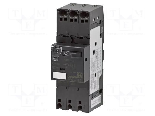 Motor breaker; 0.75kW; 200÷440VAC; for DIN rail mounting; IP20 OMRON J7MC-3P-2E5