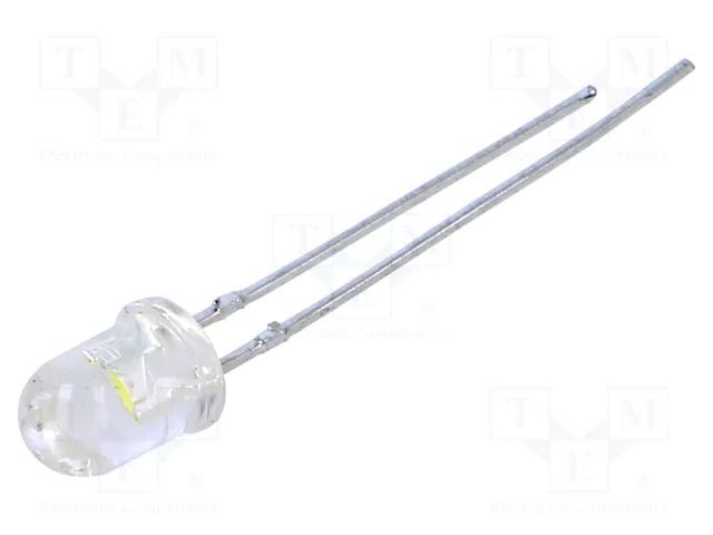 LED; white cold; 5mm; 3000÷12000mcd; 55°; Front: convex; 3.2÷4VDC CREE LED C513AWSNCW0Z0152-A