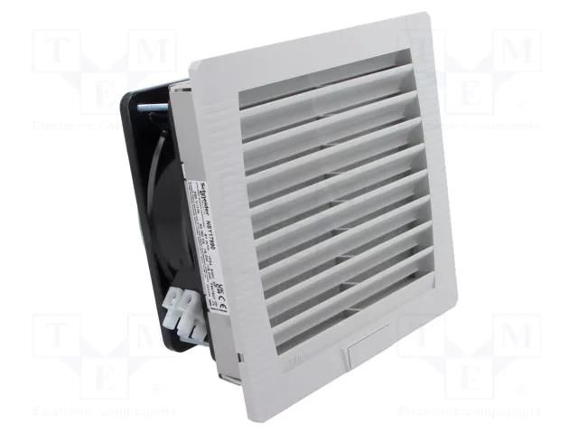 Fan: AC; axial; 230VAC; 61m3/h; IP54; 145x145x70mm; RAL 7035 SCHNEIDER ELECTRIC NSY17990